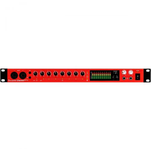  Focusrite},description:Are you up to Thunderbolt speed? The Focusrite Clarett Series audio interfaces can deliver. Designed with project studios in mind, the Clarett 8 Pre combines