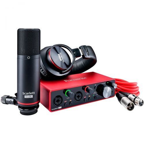  Focusrite Scarlett 2i2 Studio Pack (Gen 3)