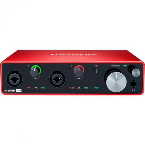  Focusrite Scarlett 4i4 USB Audio Interface (Gen 3)