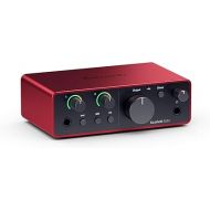 Focusrite Scarlett Solo 4th Gen USB Audio Interface, for the Guitarist, Vocalist, or Producer ? High-Fidelity, Studio Quality Recording, and All the Software You Need to Record