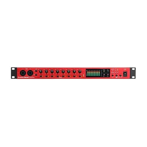  Focusrite Clarett+ 8Pre USB-C Audio Interface & Clarett+ OctoPre 8-channel ADAT Preamp