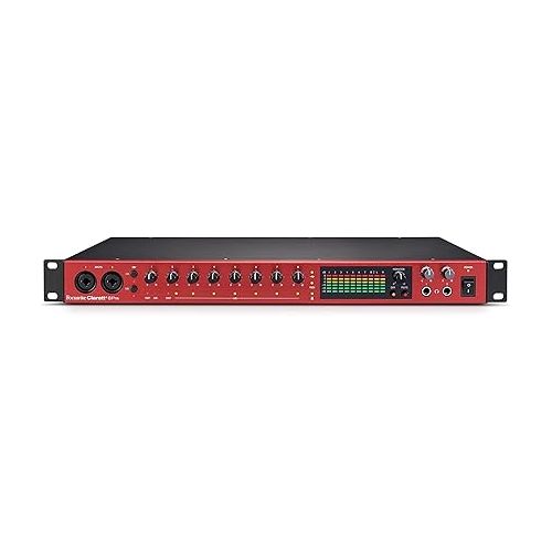  Focusrite Clarett+ 8Pre USB-C Audio Interface & Clarett+ OctoPre 8-channel ADAT Preamp