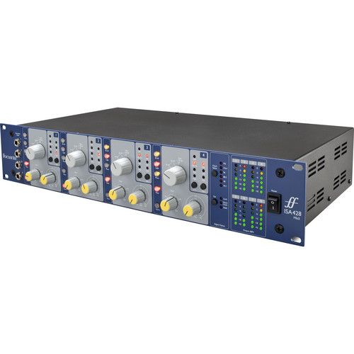  Focusrite ISA428 MkII Rackmount 4-Channel Microphone Preamp