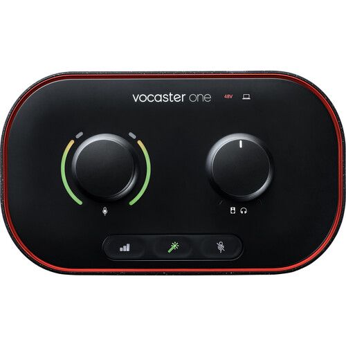  Focusrite Vocaster One Studio 1-Person Podcasting Kit