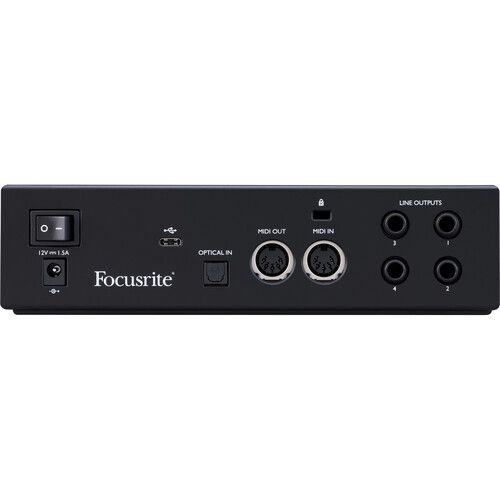  Focusrite Clarett+ 2Pre Desktop 10x4 USB Type-C Audio/MIDI Interface