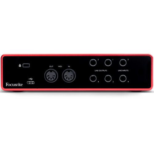  Focusrite Scarlett 4i4 USB Audio/MIDI Interface (3rd Generation)