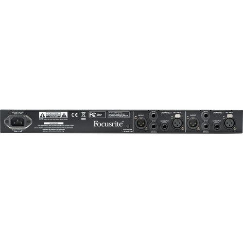  Focusrite ISA Two Rackmount 2-Channel Microphone Preamp