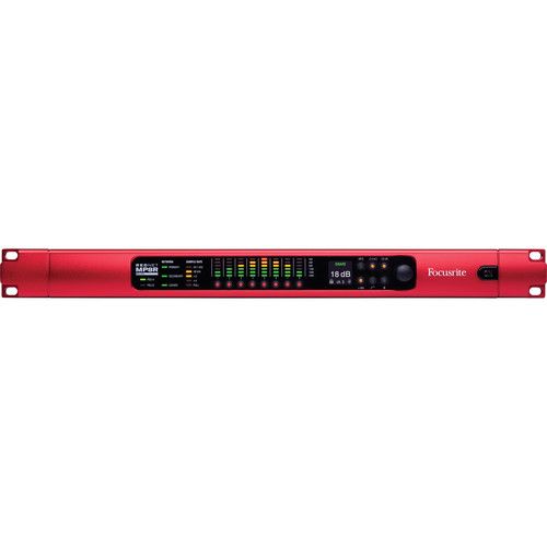  Focusrite RedNet MP8R 8-Channel Remote-Controlled Mic Pre and A/D for Dante