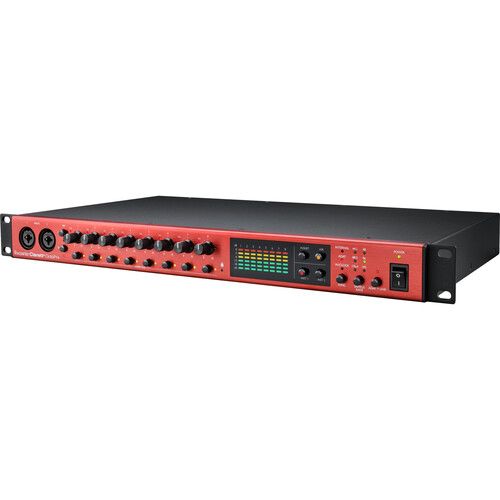  Focusrite Clarett+ OctoPre Eight-Channel Preamp with 24-Bit / 192 kHz Conversion and ADAT I/O