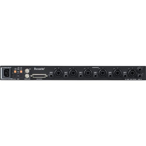  Focusrite Clarett+ OctoPre Eight-Channel Preamp with 24-Bit / 192 kHz Conversion and ADAT I/O