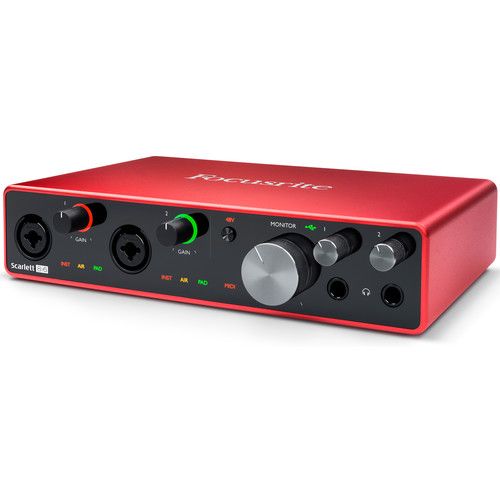  Focusrite Scarlett 8i6 8x6 USB Audio/MIDI Interface (3rd Generation)