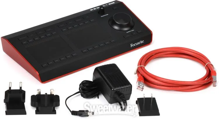  Focusrite Red 16Line Thunderbolt 3 Interface and RedNet R1 Remote Controller Bundle