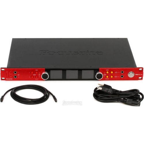  Focusrite Red 16Line Thunderbolt 3 Interface and RedNet R1 Remote Controller Bundle