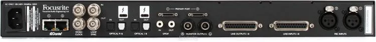  Focusrite Red 8Line Thunderbolt 3 Audio Interface with Dante