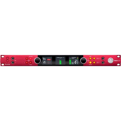  Focusrite Red 8Line Thunderbolt 3 Interface and RedNet R1 Remote Controller Bundle