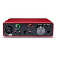 Focusrite Scarlett Solo 3rd Gen USB Audio Interface for Guitarists, Vocalists, Podcasters or Producers to record and playback studio quality sound