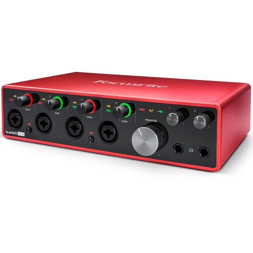  Focusrite Scarlett 18i8 USB-C Audio/MIDI Interface (3rd Generation)