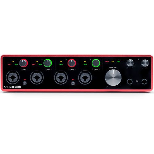  Focusrite Scarlett 18i8 USB-C Audio/MIDI Interface (3rd Generation)