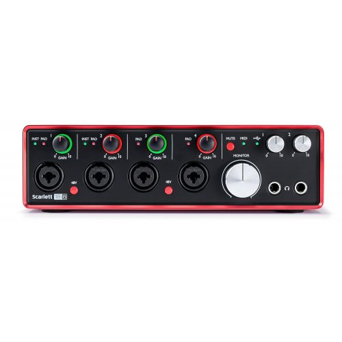  Focusrite Scarlett 18i8 (2nd Gen) USB Audio Interface with Pro Tools | First