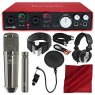 Focusrite Scarlett 6i6 USB Audio Interface (2nd Gen) Bundled with CAD GXL3000BPSP Microphones and Headphone Studio Pack Deluxe Bundle