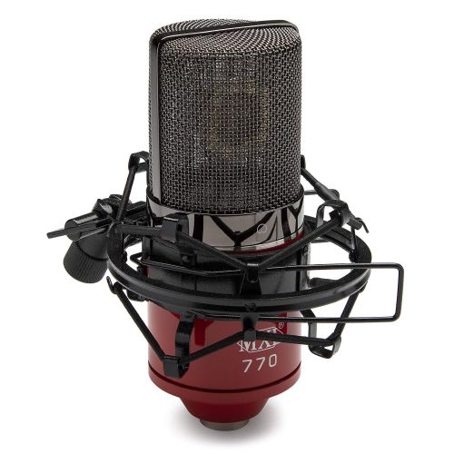  Focusrite Scarlett 2i4 (2nd Gen) USB Audio Interface with Pro Tools and MXL 770 Condenser Microphone, Studio Stand, Pop Filter and XLR Cable