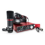 Focusrite Scarlett 2i2 Studio (2nd Gen) USB Audio Interface and Recording Bundle with Pro Tools | First