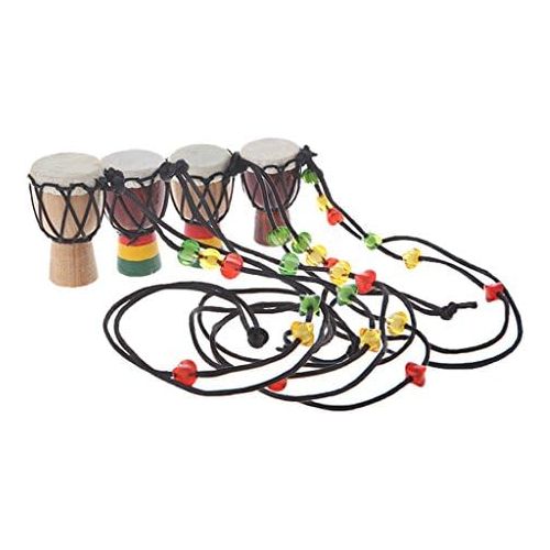  [아마존베스트]Fogun Classic Jambe Drummer Mini Djembe Percussion African Hand Drum Bongo Gift