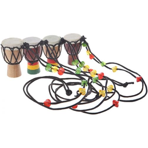  [아마존베스트]Fogun Classic Jambe Drummer Mini Djembe Percussion African Hand Drum Bongo Gift