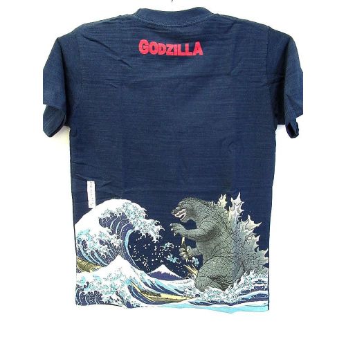  Folcart Babys T-Shirt Godzilla Ukiyoe Japanese Traditional Print Wagara Japan Limited