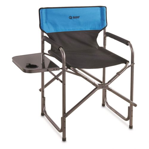  Foldable chair Guide Gear Oversized Tall Directors Chair, Blue, 500-lb. Capacity