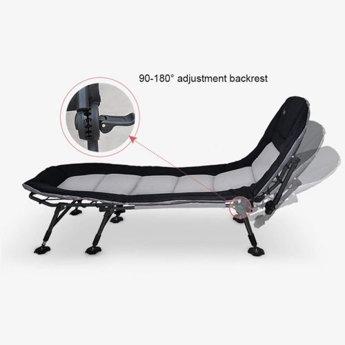  Folding bed Breathable Rollaway Bed, Aluminum Alloy Bracket Multi-Function Nap Chair, Portable Beds for Adults, Folding Single Bed for Office, Camping