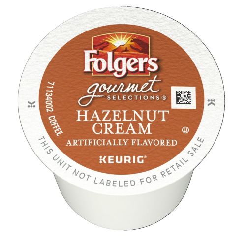  Folgers Hazelnut Cream Coffee, K-Cup for Keurig Brewers 24 Count