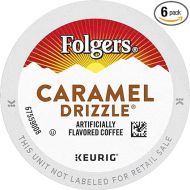 Folgers Buttery Caramel Flavored Coffee, 12 Keurig K-Cup Pods (Pack of 6)