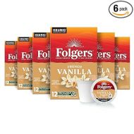 Folgers French Vanilla Flavored Coffee, 72 Keurig K-Cup Pods (Packaging May Vary)