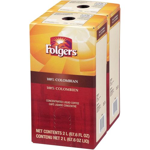  Folgers 100% Columbian Coffee, 2 Liter, (2 count)