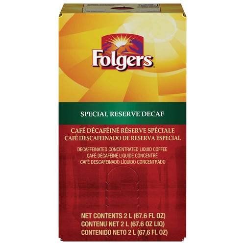  Folgers Special Reserve Decaffeinated Coffee, 2 Liter - 2 per case.