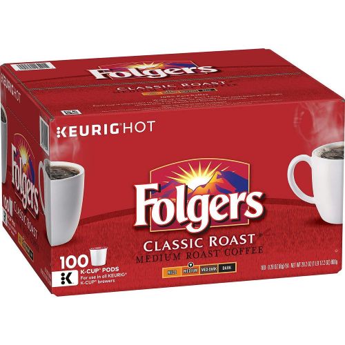  Folgers Classic Roast K-Cup for Keurig Brewers (144 Count)