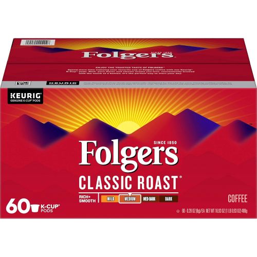  Folgers Classic Roast K-Cup for Keurig Brewers (144 Count)