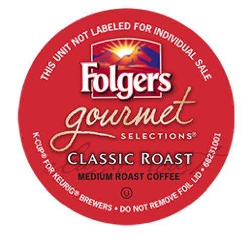  Folgers Gourmet Selections Classic Roast Coffee Keurig K-Cups, 144 Count by Folgers