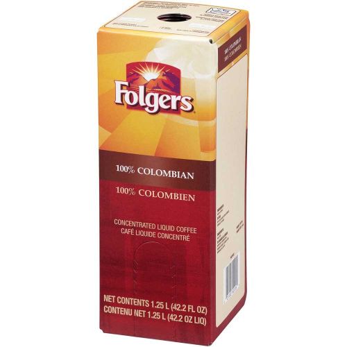  Folgers 100 Percent Colombian Coffee Liquid, 1.25 Liter - 2 per pack - 1 each.