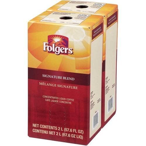  Folgers Liquid Coffee - Signature Blend, 2 boxes2 L - Replaces Douwe Egberts Gourmet Blend