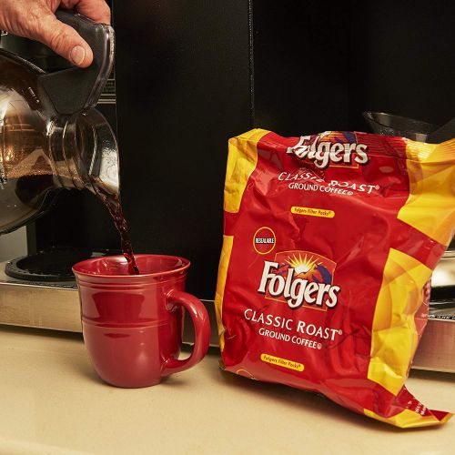  Folgers Classic Roast Ground Coffee, Filter Packs, (0.9 oz, 40 ct.) (pack of 6)