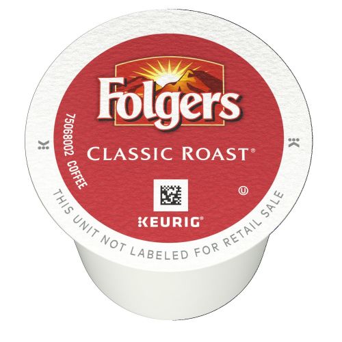  Folgers Classic Medium Roast Coffee, K-Cup Pods for Keurig K-Cup Brewers