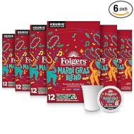 Folgers Mardi Gras Blend Medium-Dark Roast Coffee, 72 Keurig K-Cup Pods