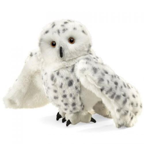  Folkmanis Snowy Owl Hand Puppet