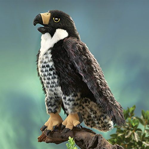  Hand Puppet - Folkmanis - Falcon Peregrine Puppet New Toys Soft Doll Plush 3055