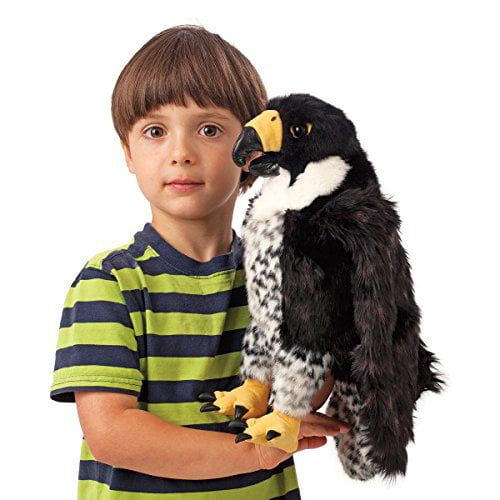  Hand Puppet - Folkmanis - Falcon Peregrine Puppet New Toys Soft Doll Plush 3055