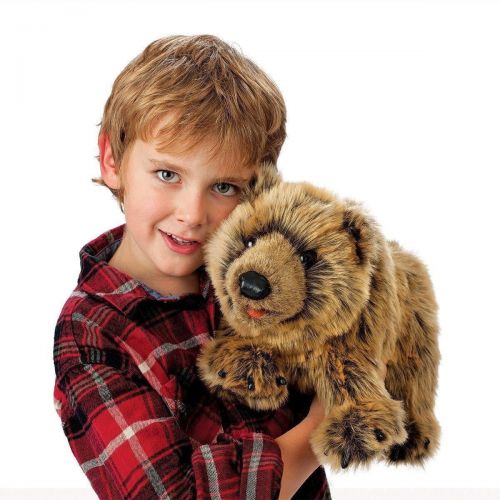  Folkmanis Bear, Grizzly Hand Puppet - 2954