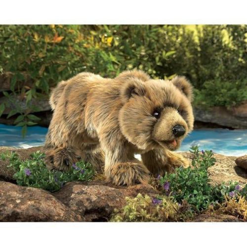  Folkmanis Bear, Grizzly Hand Puppet - 2954