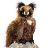 GREAT HORNED OWL PUPPET #2403 ~18"T SPECTACULAR! FREE SHIPUSA ~Folkmanis Puppet